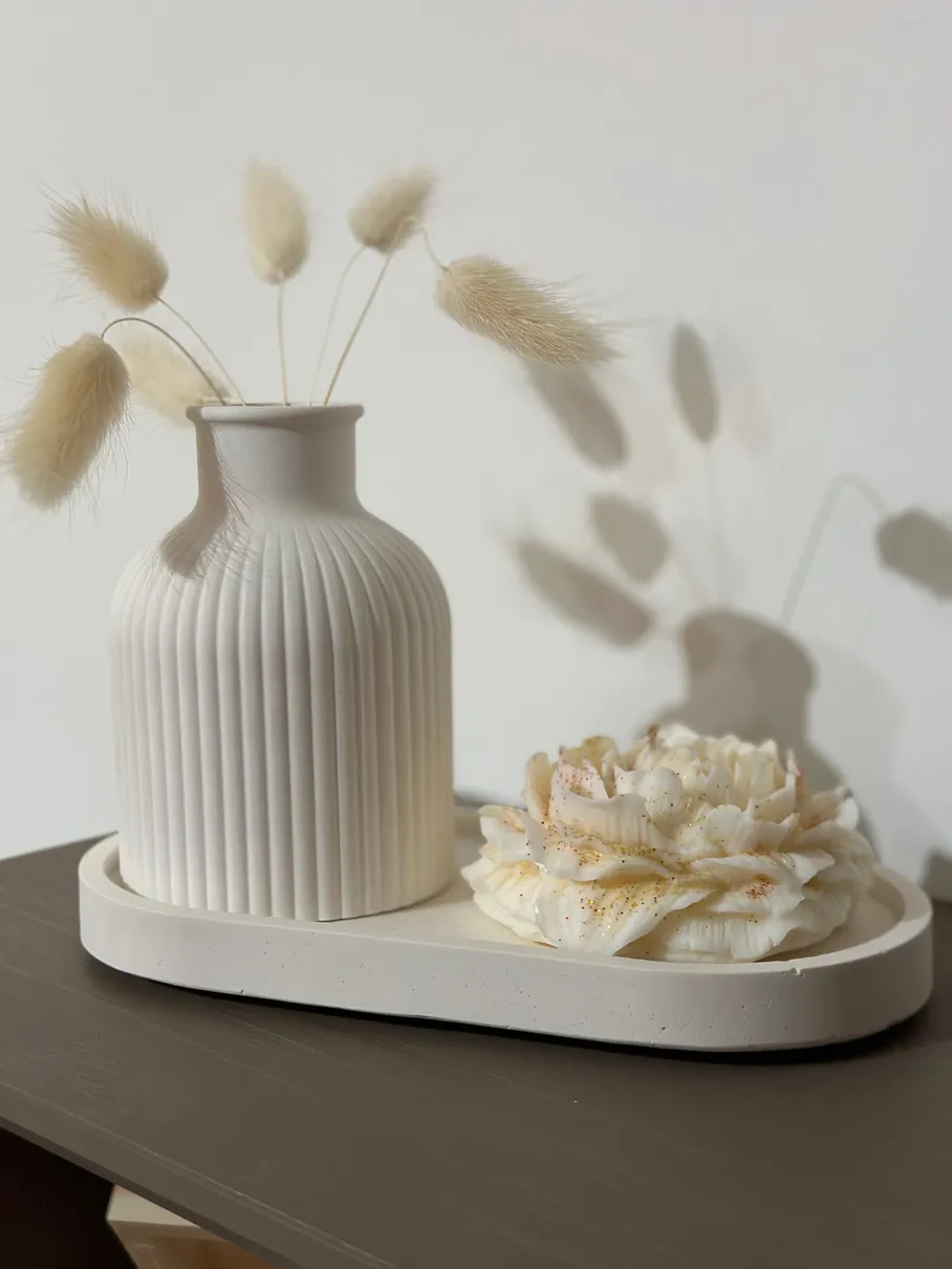 Set vasetto e peonia